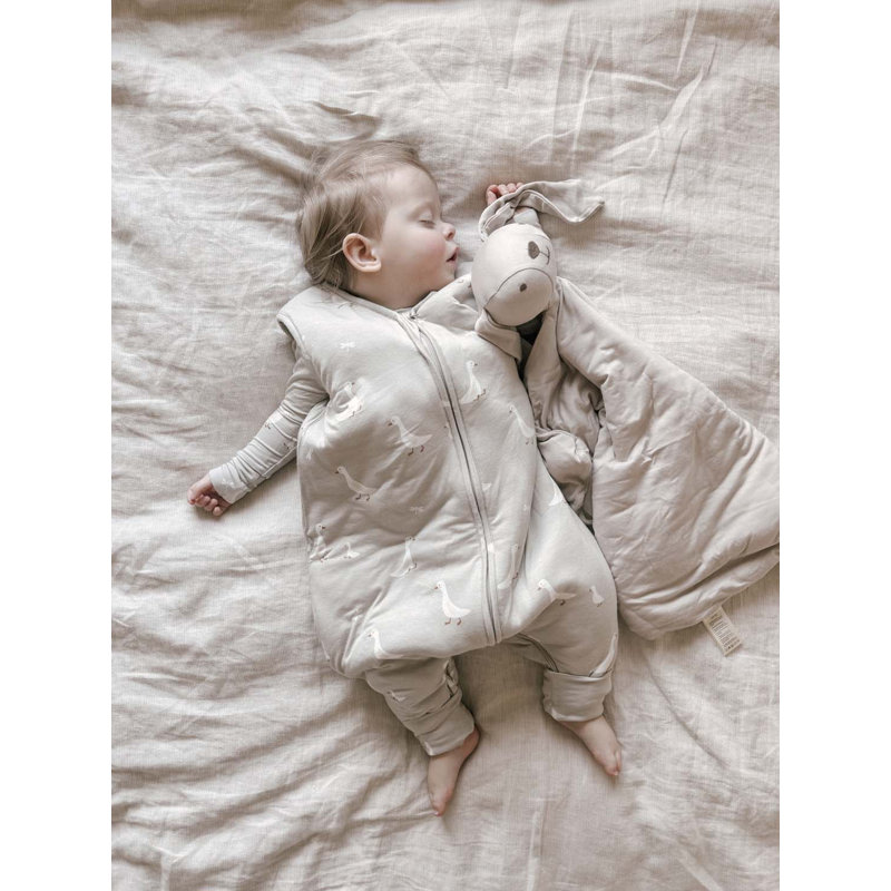 Sac de couchage pied de poule - oie / 1,0 TOG, 6 à 12 mois, Oie, 1,0 TOG
