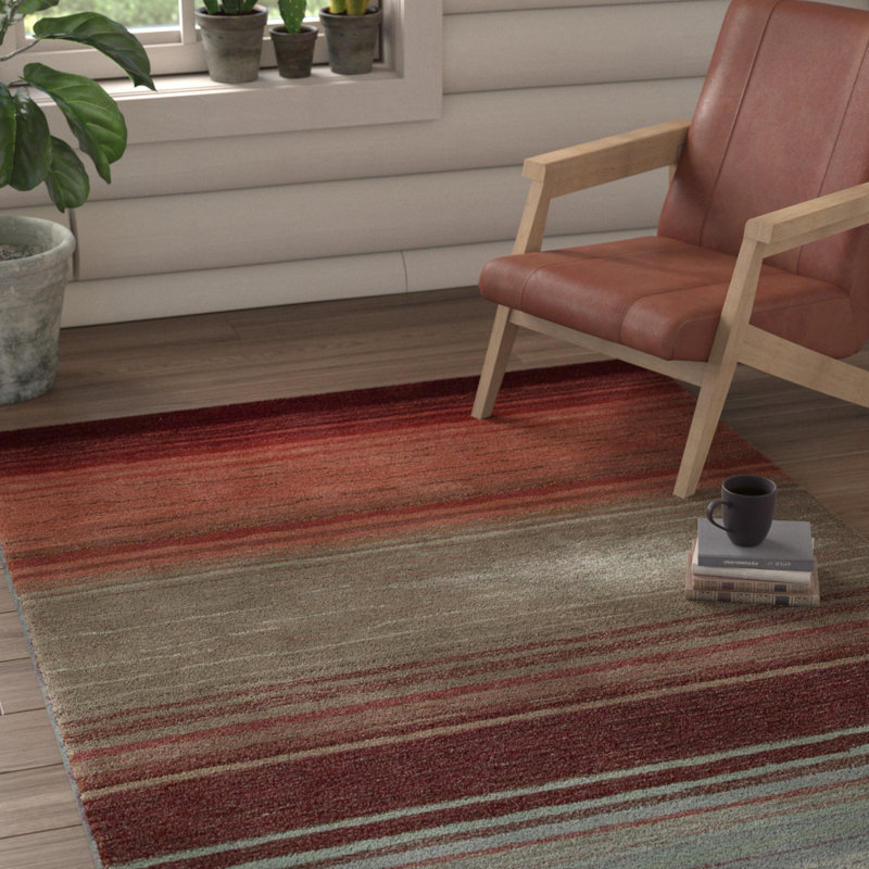 Lebofsky Striped Indoor Rug, Rectangle 8' x 10'6"