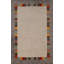 Solid Wool Gabbeh Indian Area Rug 5x8