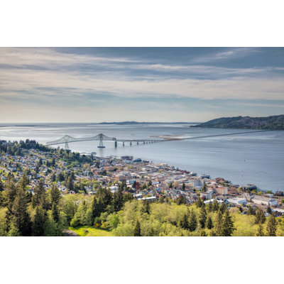 Astoria-Megler Bridge - Wrapped Canvas Print
