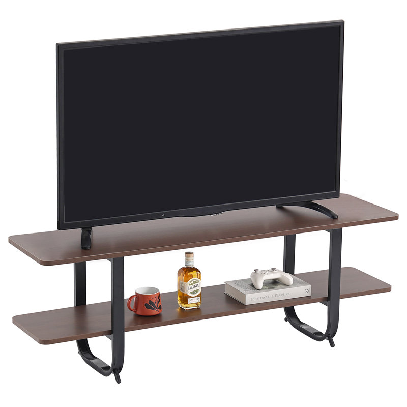 TV Stand With Storage For Tvs Up To 65'', Dark Brown