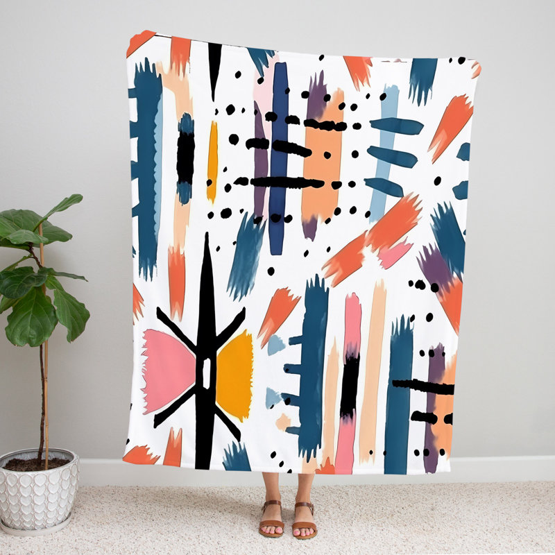 Throw Blanket, 50" W x 60" L