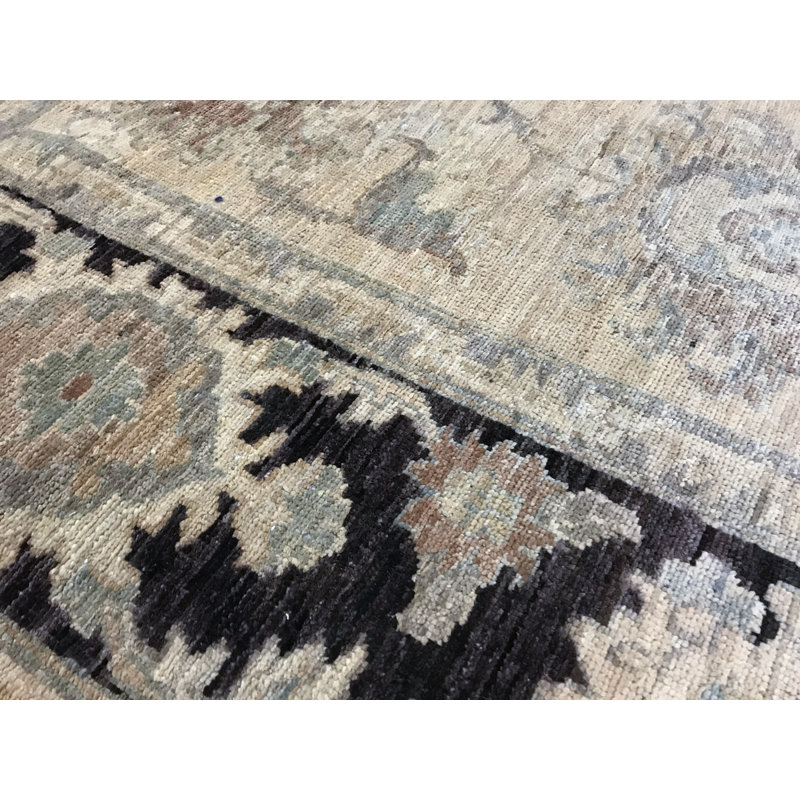 Hand-Knotted High-Quality Brown/Gray/Black Area Rug