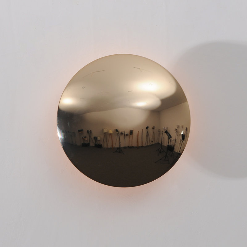 Vesta 1 - Light LED Semi Flush Mount, French Gold, Gold