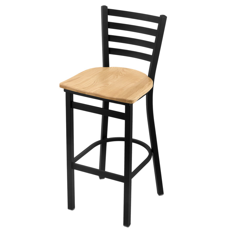 Tabouret de bar et de comptoir 400 Jackie 400, Bois - Chêne naturel, Tabouret de comptoir (assise de 25 po de hauteur)