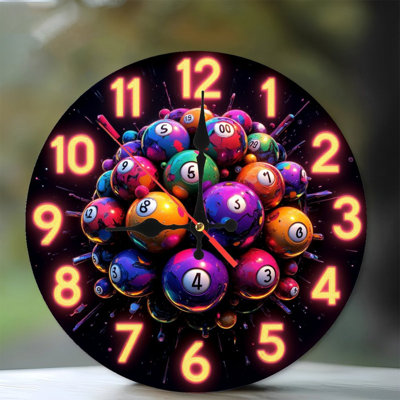 Boules de billard colorées pour les soirées de jeux et les fêtes