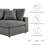 Modway Commix Down Filled Overstuffed 6-Piece Sectional Sofa-354006297