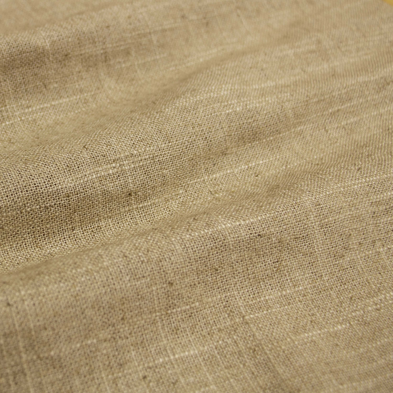 Hanson Cotton Upholstered Wingback Bed, Queen, Classic Sandstone Linen