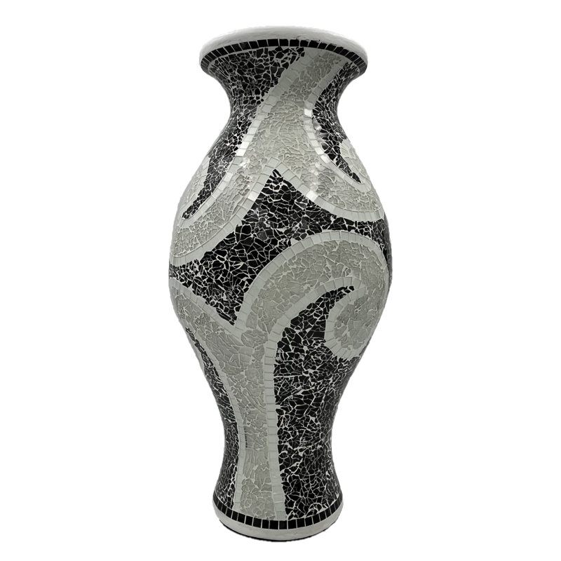 Vase de plancher en terre cuite Kacie-Mai