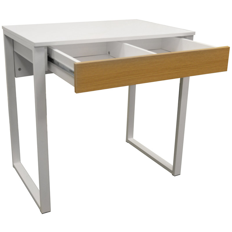 Mesa 75cm W Rectangle Writing Desk, Matte White