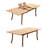 Loehr 10 - Person Teak Wood Patio Dining Set with Rectangular Table-1950233611-1950233623