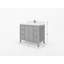 Teck Elizabeth de 42 po X P 22 po De meuble-lavabo simple D-108609825