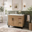 Meuble-lavabo moderne avec lavabo, grand espace de rangement, charnières à fermeture en douceur et montage facile pour des salles de bains élégantes et fonctionnelles.-2135400-2135401