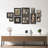 10 Piece Mixed Size Separate Frame Kit, PVC Gallery Wall Set Holds Total 20 Photos-62368908
