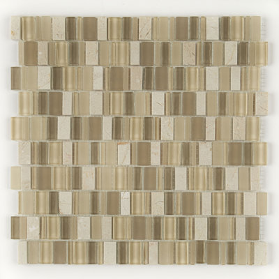 Clio 1 in. x 1 in. Glossy Tile