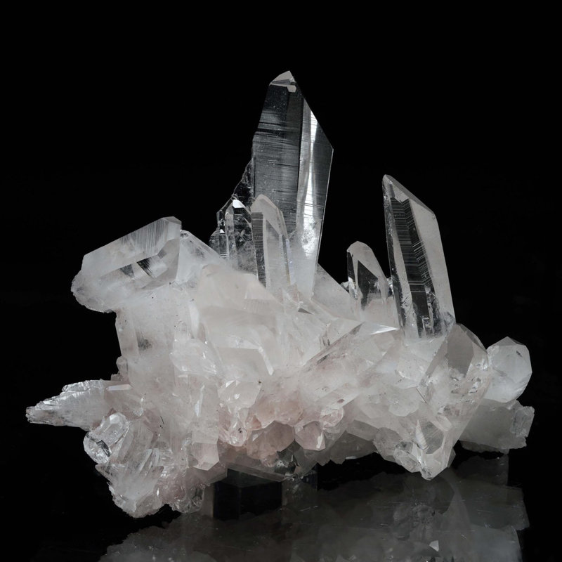 Clear Quartz with Pink Dumortierite Inclusions - 266g
