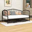 Lit de jour avec couchette en métal Khristy-371741709