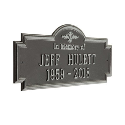 Arlington 'In Memory of' Memorial Plaque