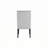 2pc Light Gray Finish Side Chair