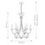 Eitzen 6 - Light Candle Style Chandelier