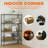 4 Tier Metal Wire Adjustable Shelving Units