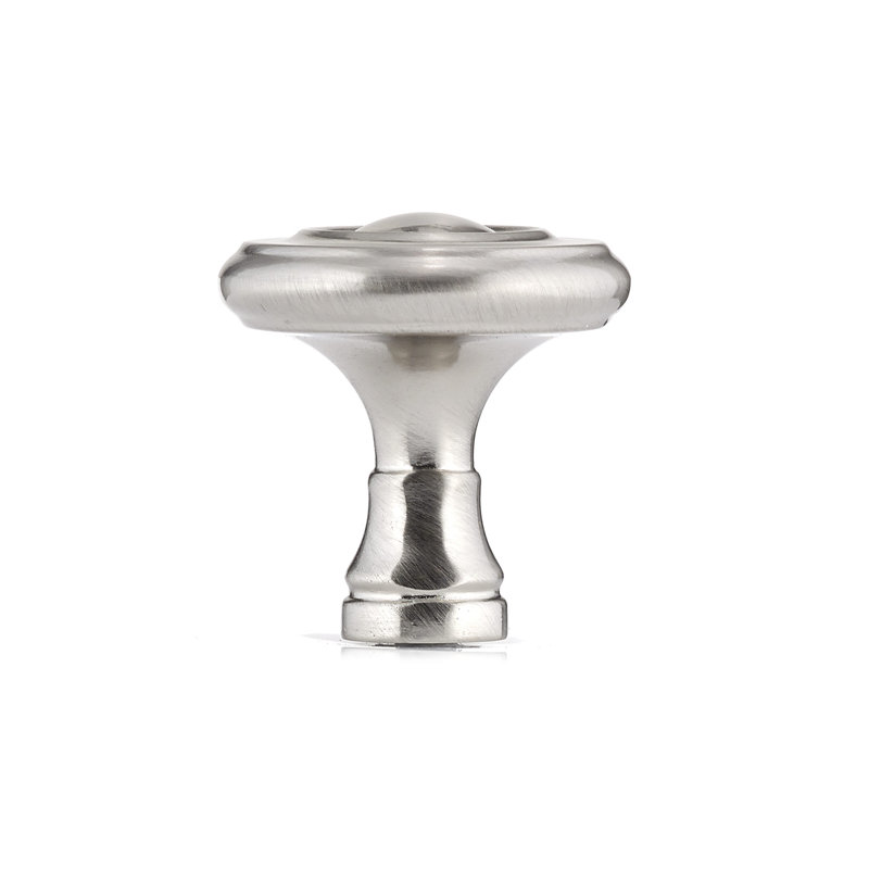 Poignée ronde Expression 1 5/16 po de diamètre, Nickel brossé
