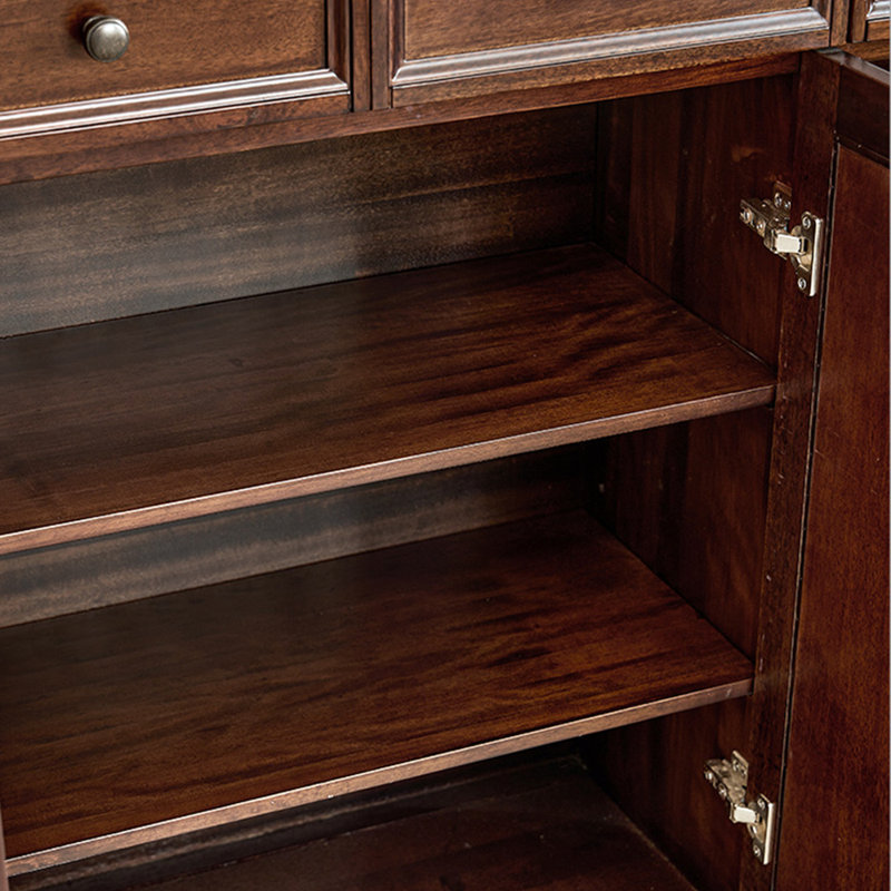 New style simple retro solid wood locker
