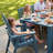 11-Piece Dining set for outdoor swimming pool, garden and lawn.-539130957
