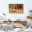 Art sur toile, figure sur un banc-133058072