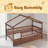Twin Size Wooden House Bed With Two Drawers-1056528965