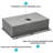 28 Inch Kitchen Sink Drop In - Stainless Steel 18 Gauge, Sleek Design, Brushed Nickel, Single Bowl Excellent Resistance, Basin