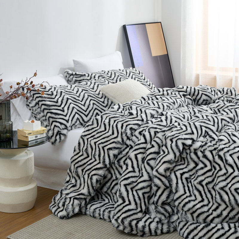 Snowball® Oceans - Coma Inducer® Oversized Comforter Set, Queen, Zebra Ripple