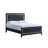 King Panel Bed Black