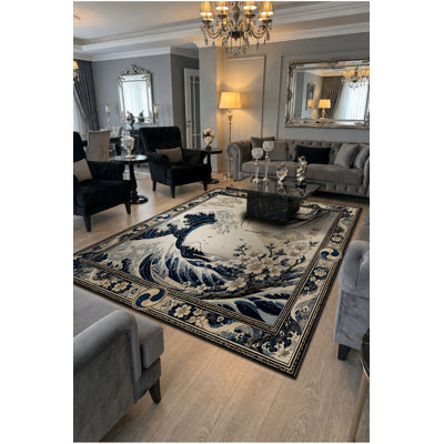 Tapis tissé à la crème Mosso