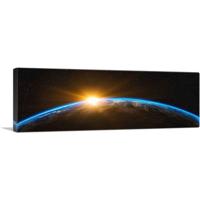 " Planet Earth Sunrise From Space "