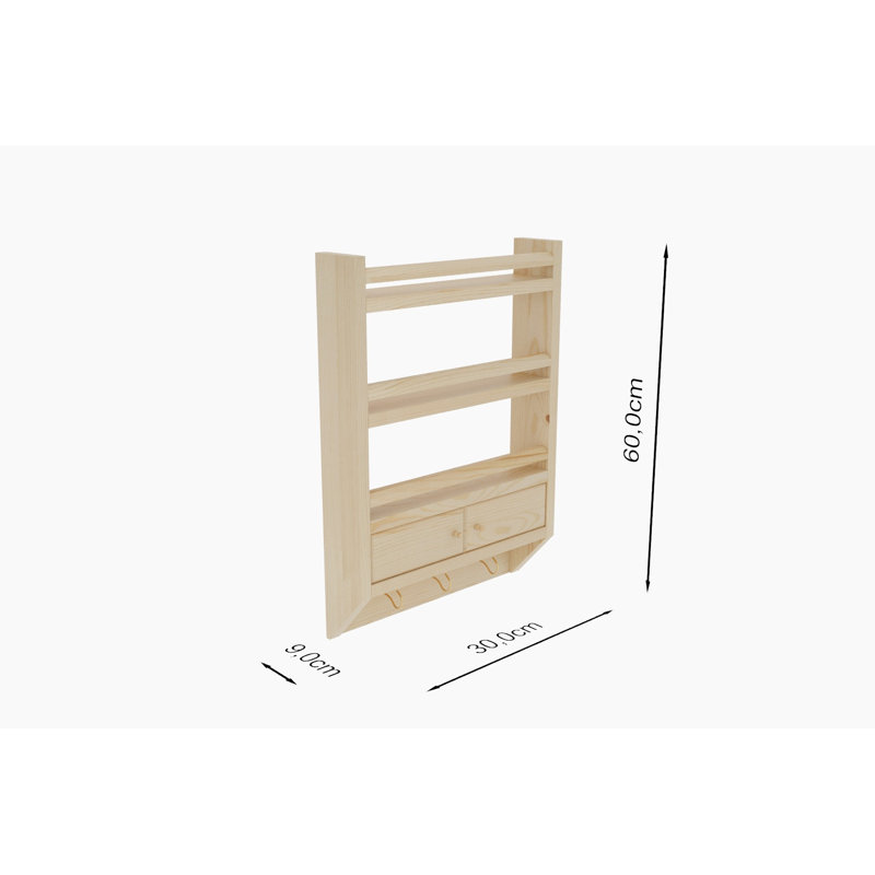 Locelso Wood Floating Shelf