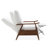 Sarasota Wood Arm Push Back Recliner - Milky-1906742829