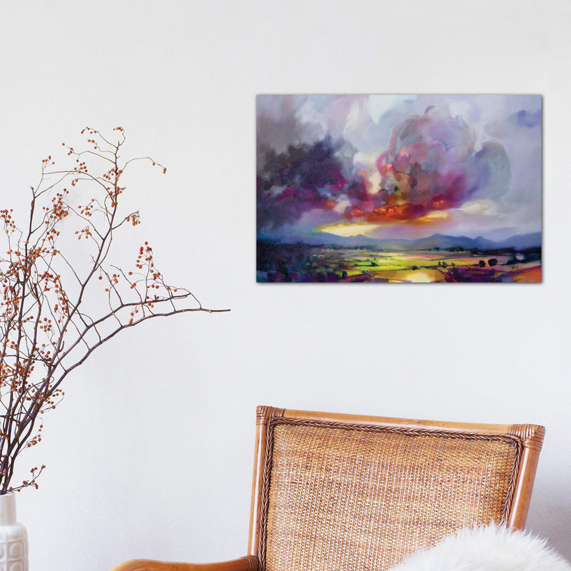 Bulk Modulus by Scott Naismith - Wrapped Canvas Painting, 30.48 cm H x 45.72 cm W