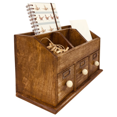 Elijah Wood Desk Organiser