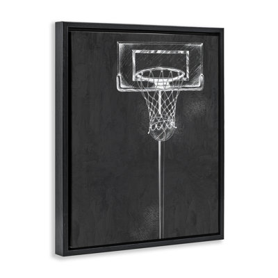 Cadre flottant Basketball Dunk Score, design par Kim Allen
