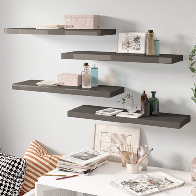 Jaiyah 4 Piece Floating Shelf