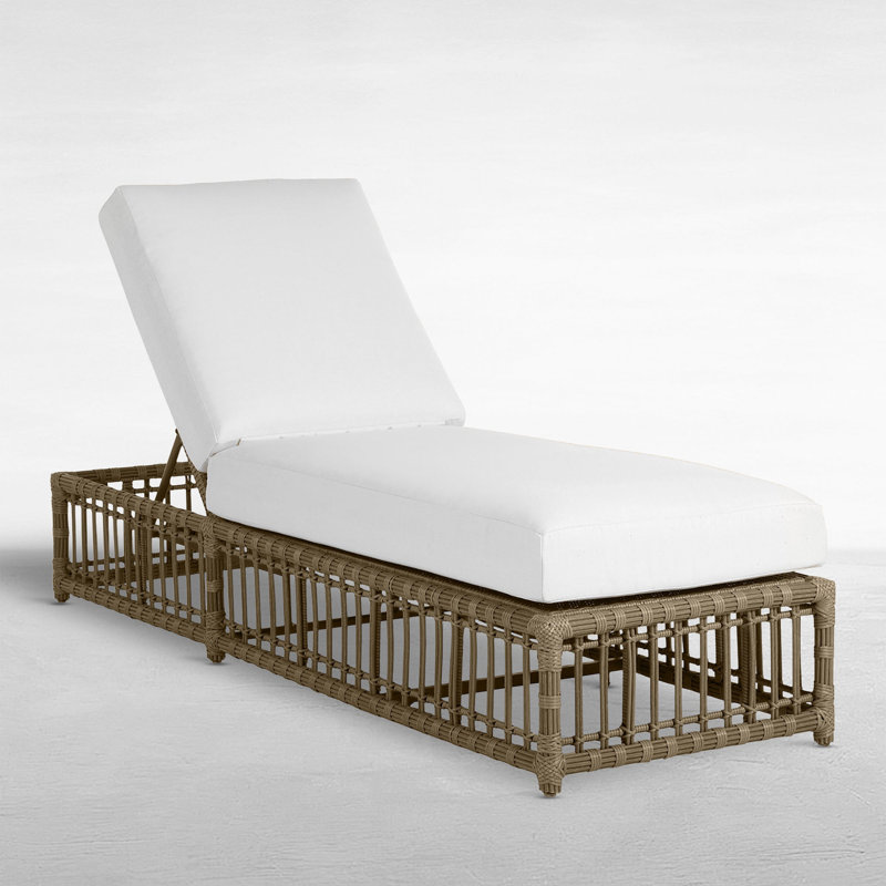 Newport Woven Chaise, Rollo Lace InsideOut® Linen, Welt
