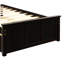 Lit plateforme simple avec lit gigogne simple