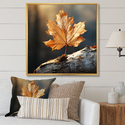 «Brown Leaves Russet Reduction», reproduction sur toile