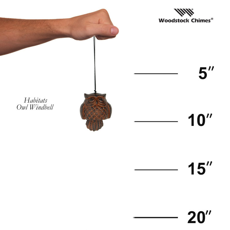 Habitats ™ - Carillon Owl Windbell