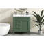 Meuble-lavabo de salle de bain 30 po avec lavabo supérieur, meuble-lavabo moderne avec 2 tiroirs et tiroir basculant, meuble-lavabo simple