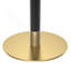 Table bistro ronde de 31,5 pouces avec plateau en faux marbre et plateau en métal robuste, facile à assembler, diamètre de la structure en métal robuste-511862753-511862752