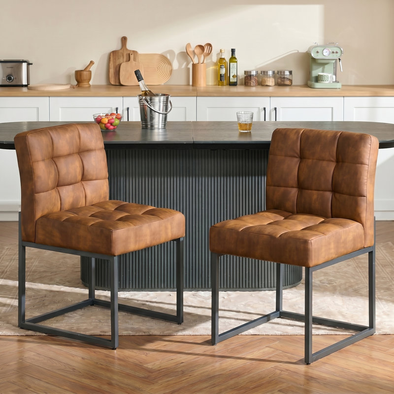 Chaises de salle à manger Coffee, 2, Café