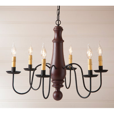 Lustree 6 lumières façon bougie/classique Wetherell