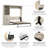 Arlex Bed and Storage Unit with Doors (89W)-88513628-91638370